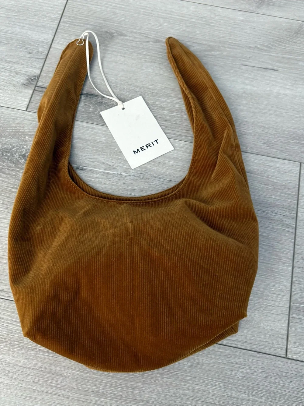 MERIT Signature Knot Small Corduroy Pouch New With Tags